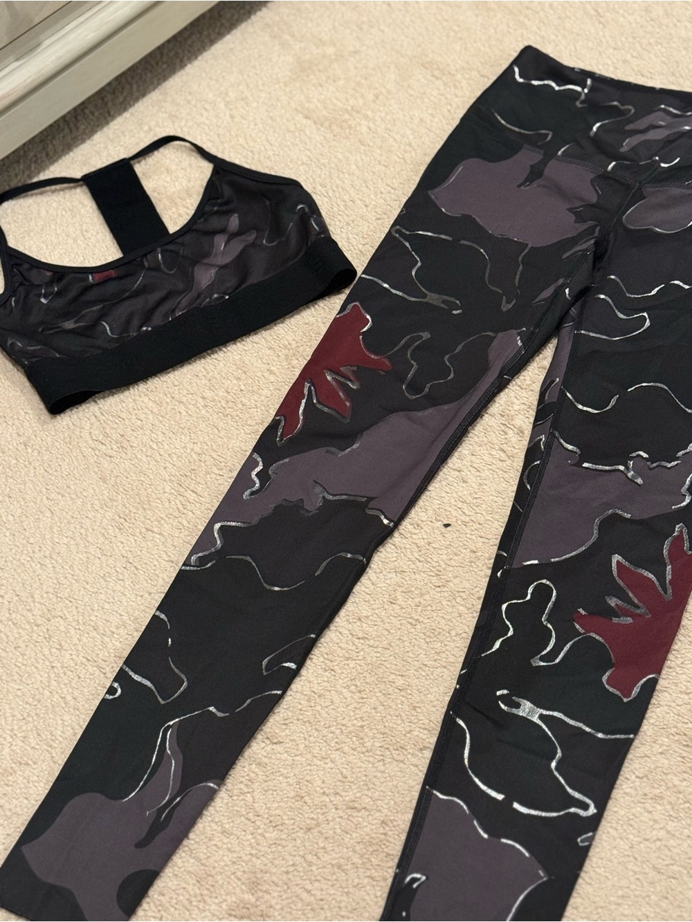 Noli Guerra Camo Sports Bra and Leggings